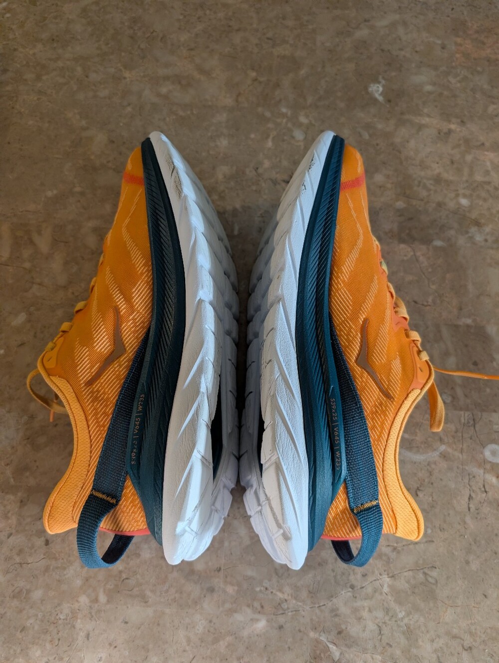 Hoka One One Mach Supersonic Yellow Running Cushioned Shoes Men's Size 10D - Picture 7 of 16